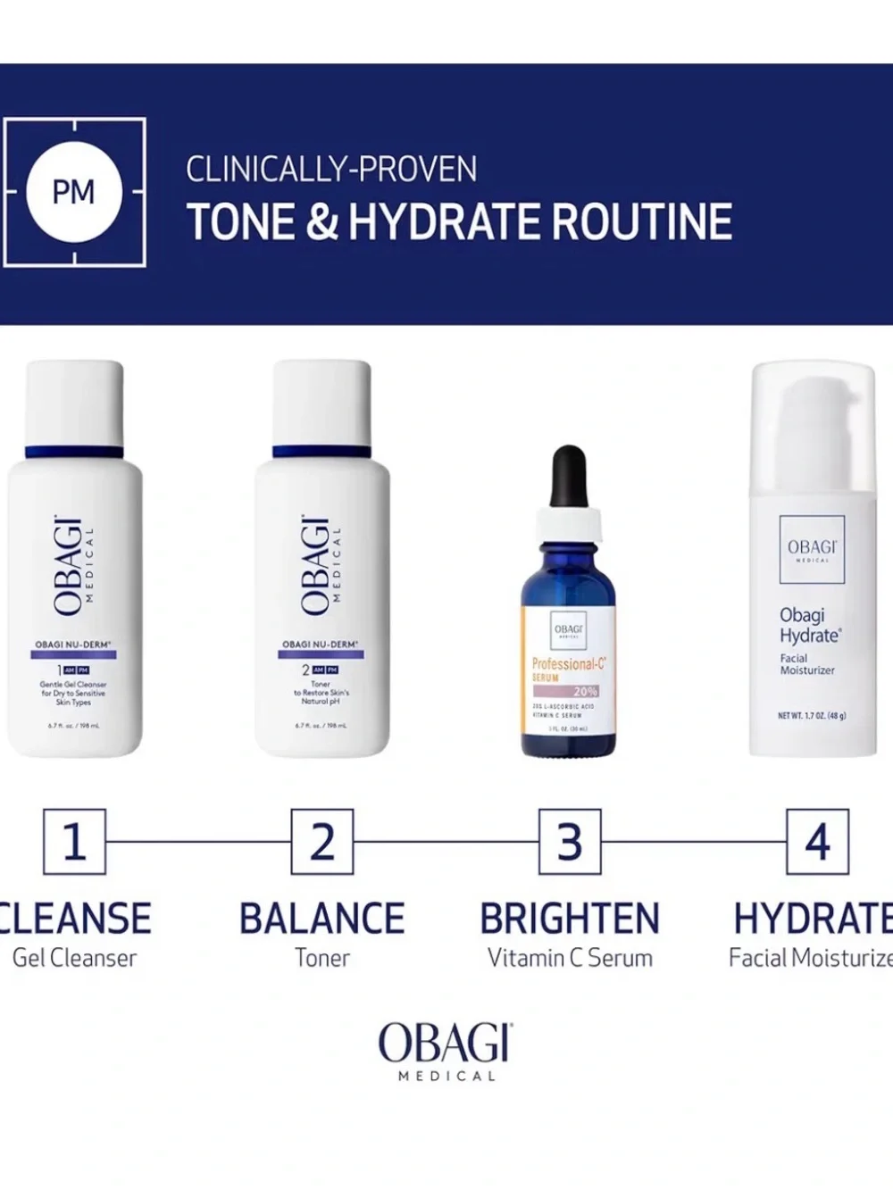 Obagi White and Blue Nu-Derm Toner for Women (603)